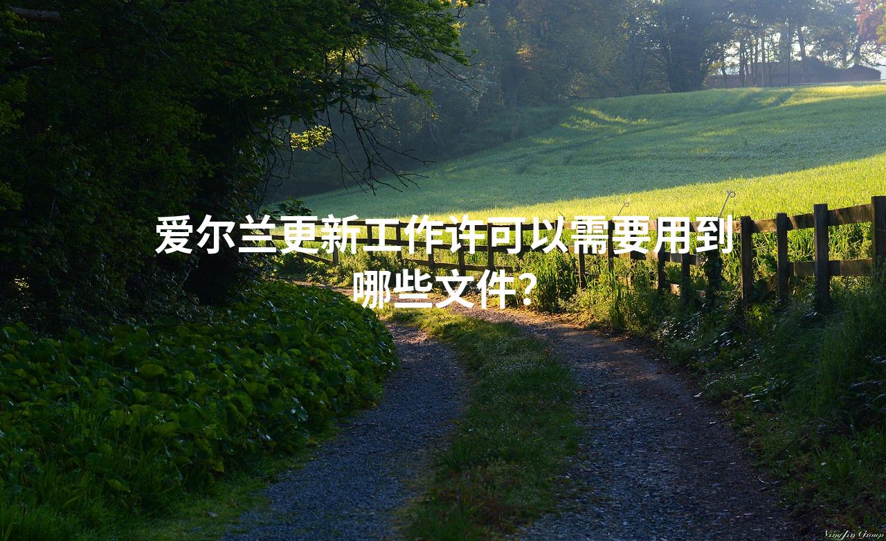 爱尔兰更新工作许可以需要用到哪些文件？