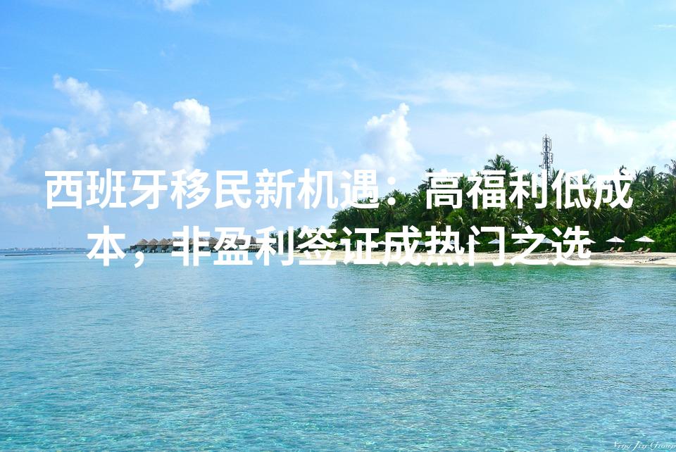 西班牙移民新机遇：高福利低成本，非盈利签证成热门之选