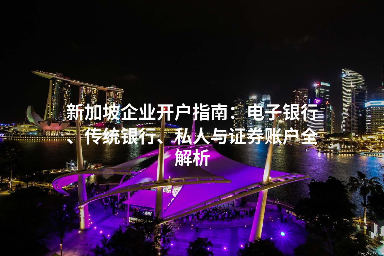 新加坡企业开户指南:电子银行、传统银行、私人与证券账户全解析