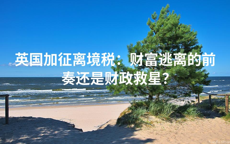 英国加征离境税:财富逃离的前奏还是财政救星?