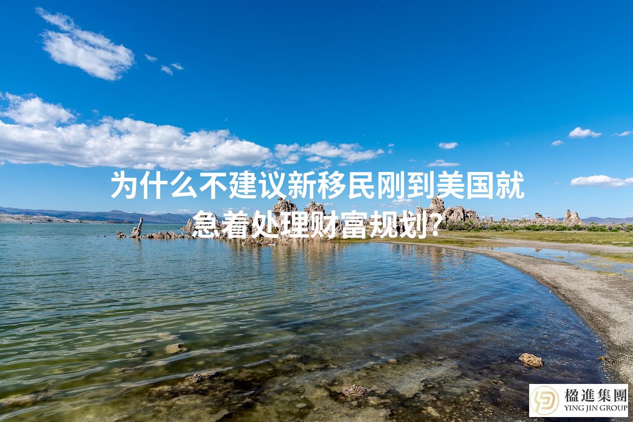 为什么不建议新移民刚到美国就急着处理财富规划？