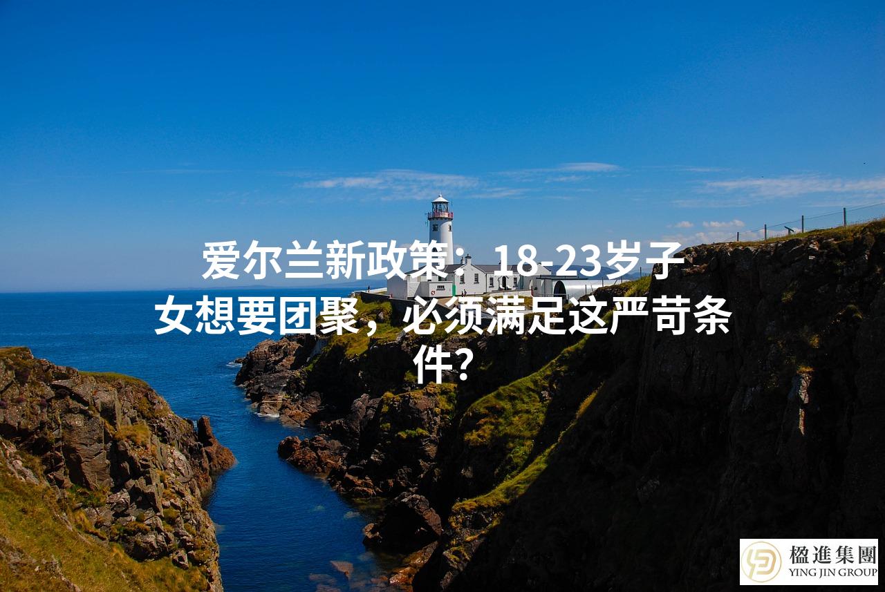 爱尔兰新政策:18-23岁子女想要团聚,必须满足这严苛条件?