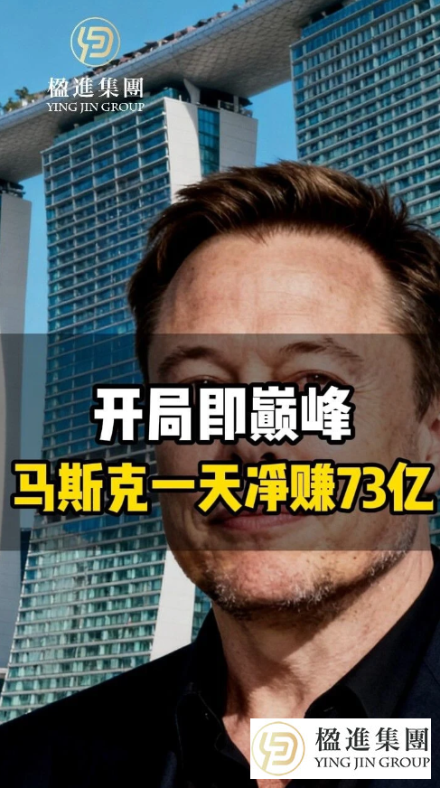 开局即巅峰！马斯克一天净赚73亿！