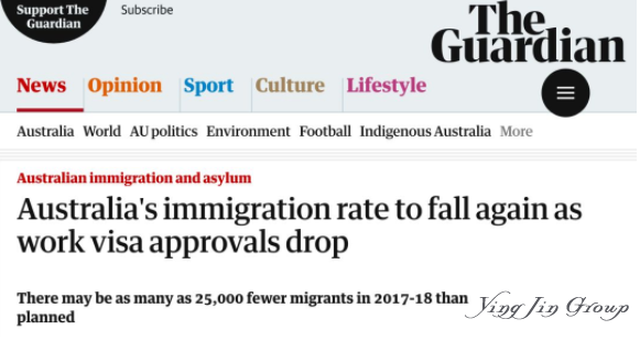 重磅！2018澳洲移民数量跌至7年历史冰点！