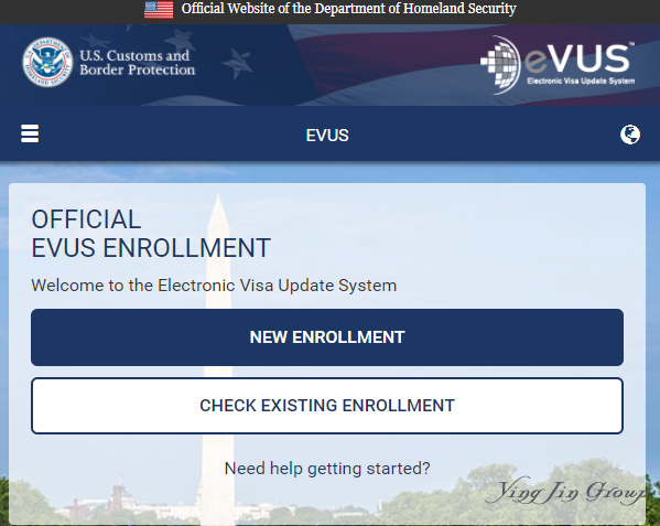 2018美国EVUS登记流程图文解说，还不会登记的看过来啦！