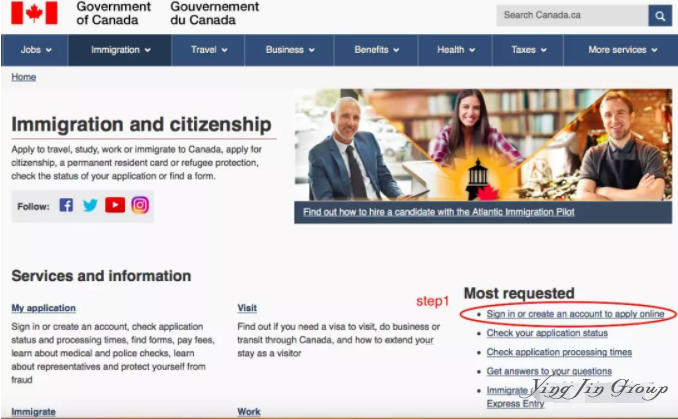 图文教你网上申请加拿大十年签证