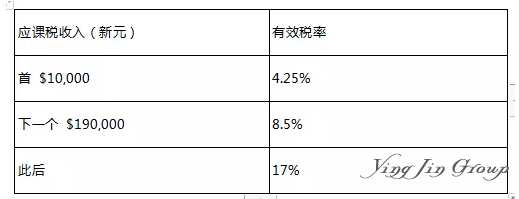 2019新加坡公司税务详解