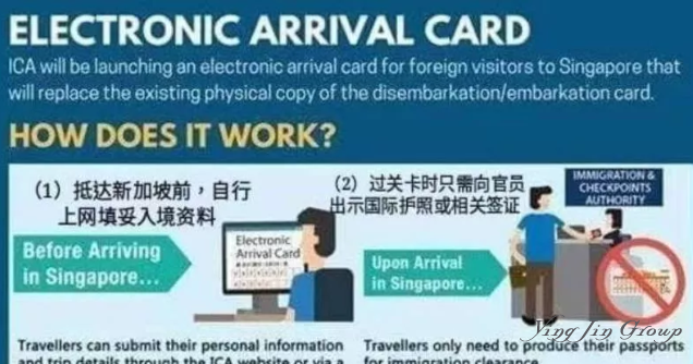 2019新加坡超便捷的电子入境卡正式开始使用！