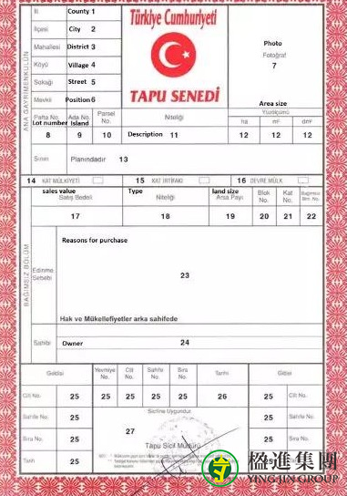 土耳其购房投资移民常见问题之土耳其房产证长啥样