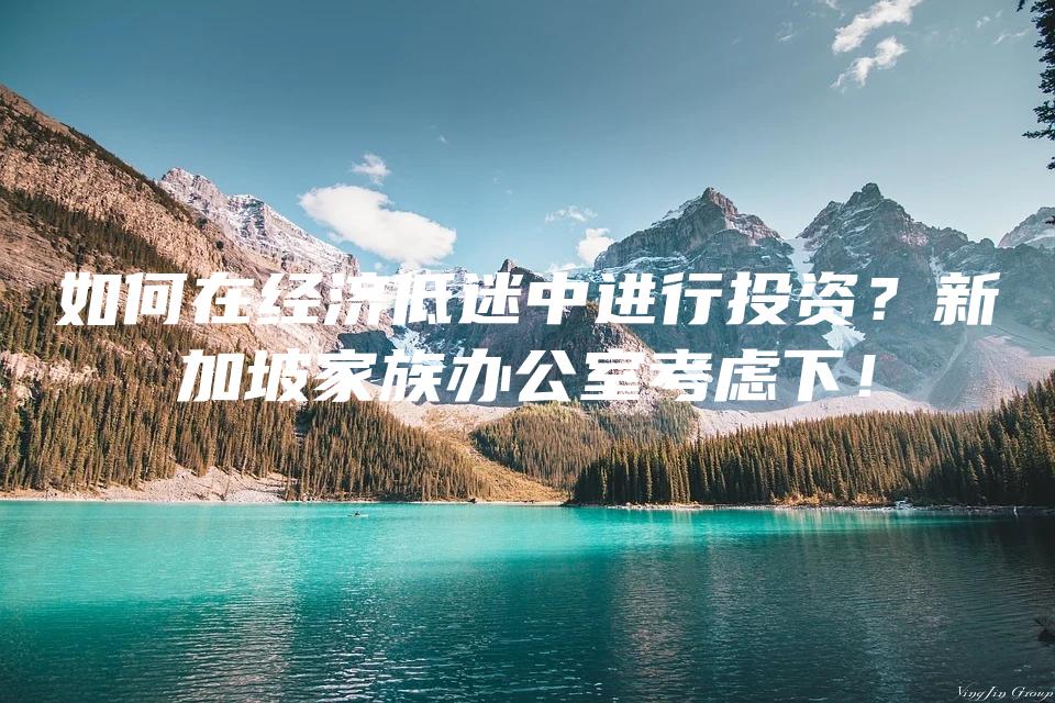 如何在经济低迷中进行投资？新加坡家族办公室考虑下！