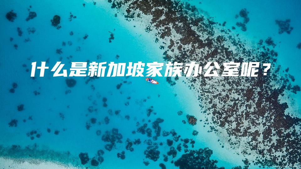 什么是新加坡家族办公室呢？