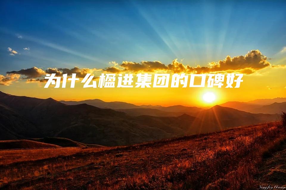 为什么楹进集团的口碑好