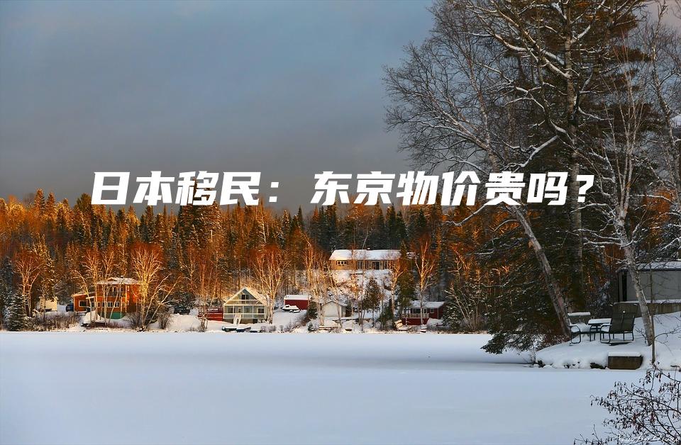 日本移民：东京物价贵吗？