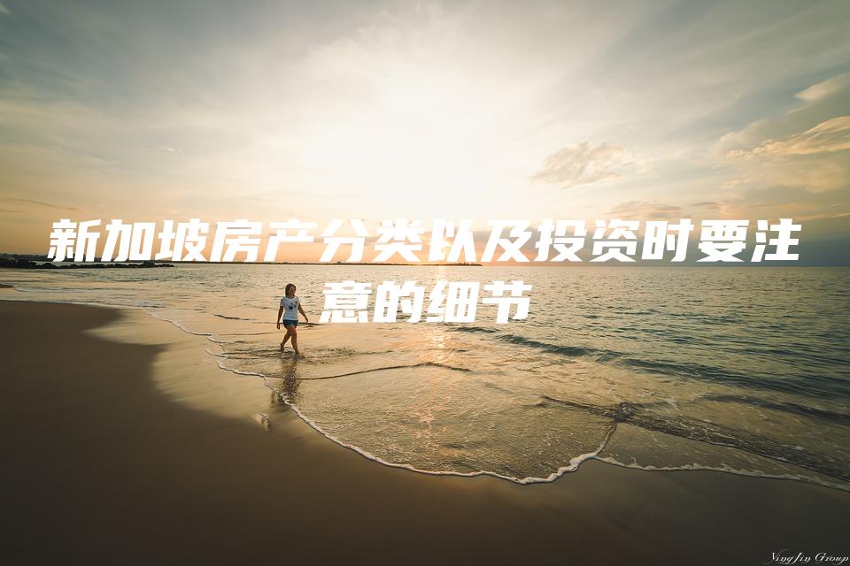 新加坡房产分类以及投资时要注意的细节