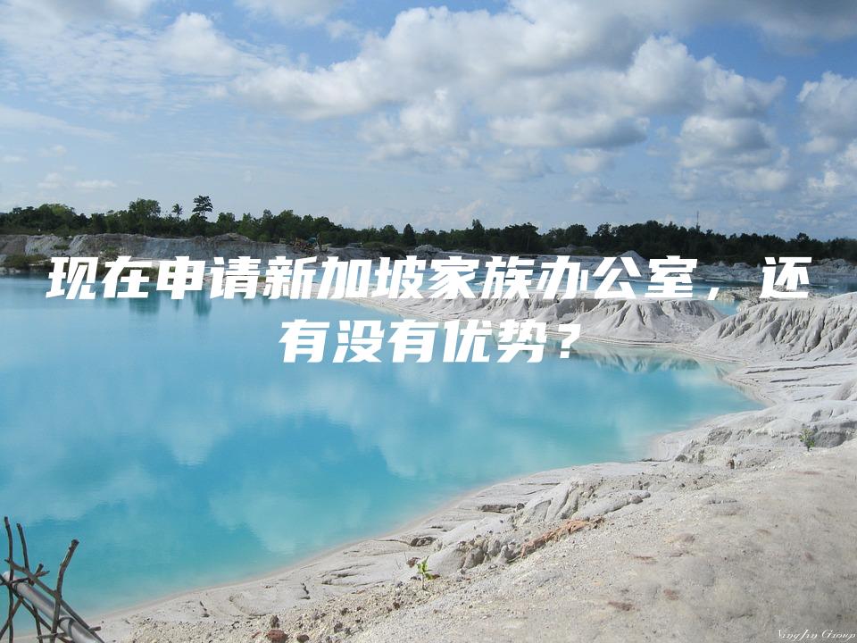 现在申请新加坡家族办公室，还有没有优势？