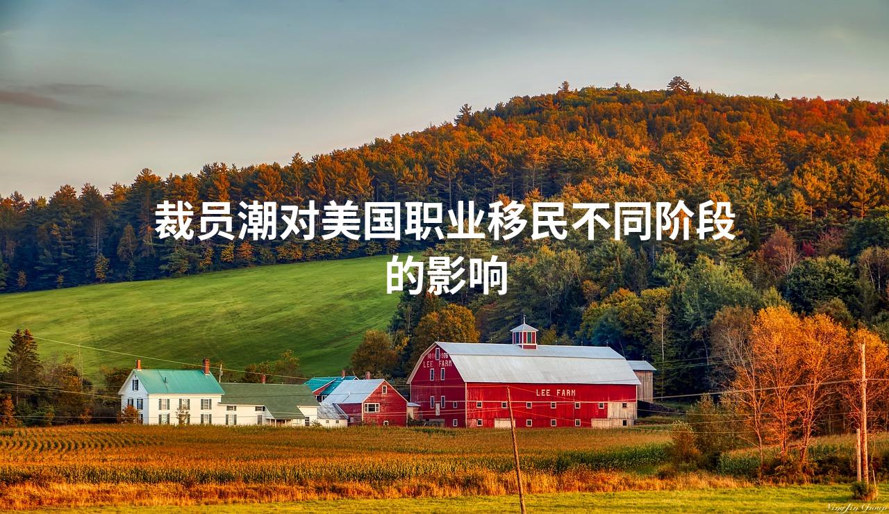 裁员潮对美国职业移民不同阶段的影响