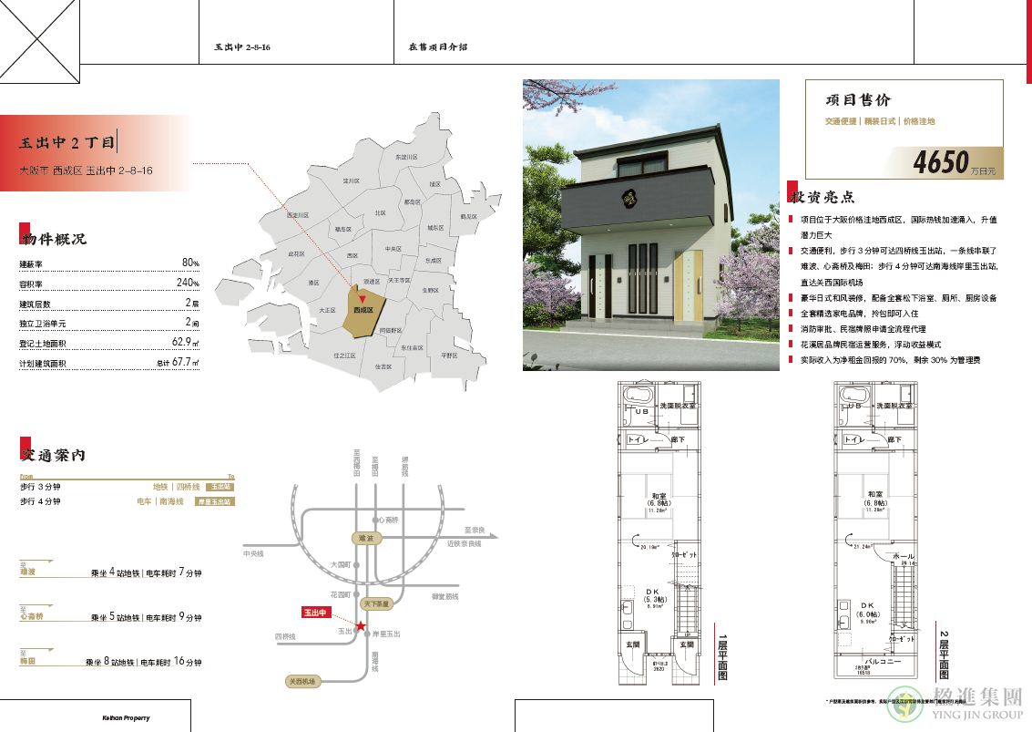 KHP玉出中 一户建民宿NLO