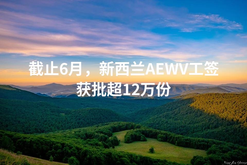 截止6月，新西兰AEWV工签获批超12万份