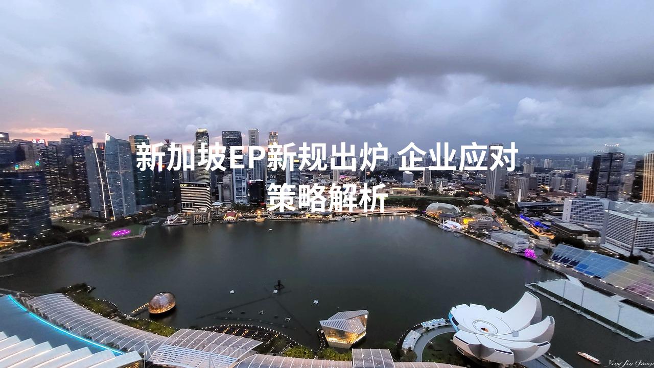 新加坡EP新规出炉 企业应对策略解析