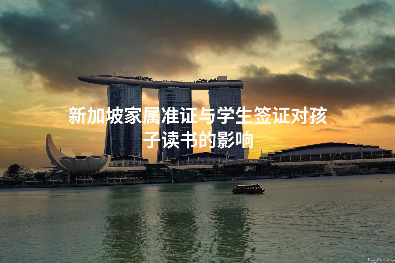 新加坡家属准证与学生签证对孩子读书的影响