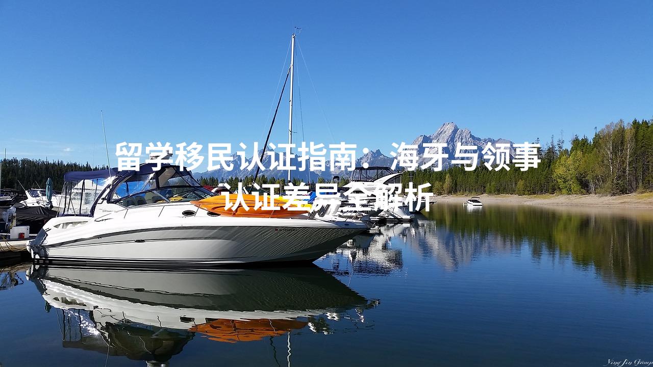 留学移民认证指南：海牙与领事认证差异全解析