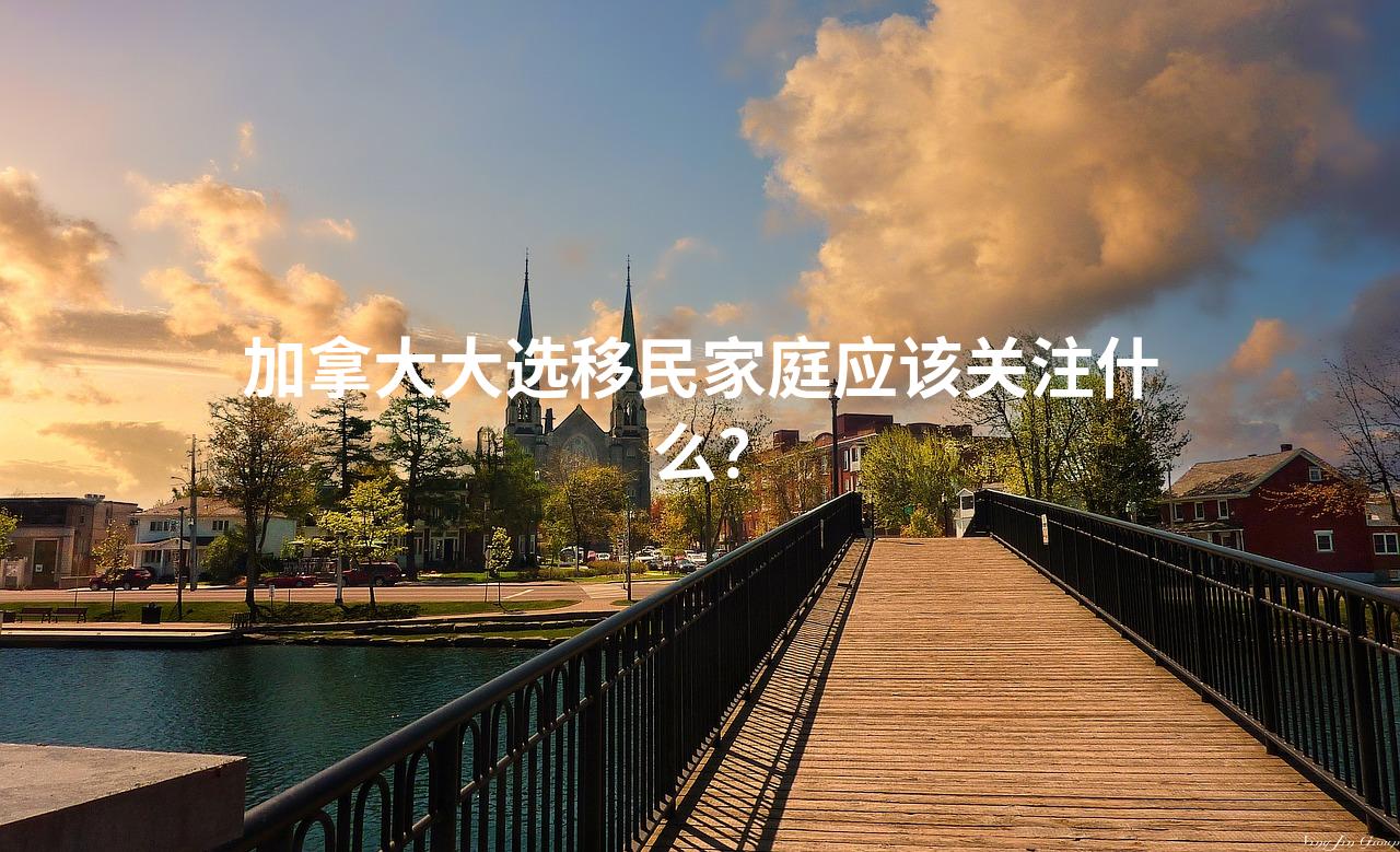加拿大大选移民家庭应该关注什么？