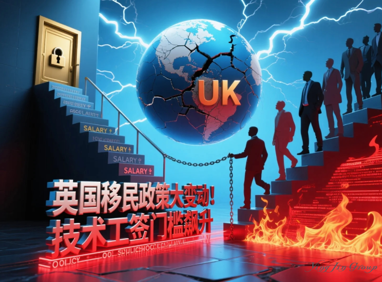英国移民政策大变动！技术工签门槛飙升