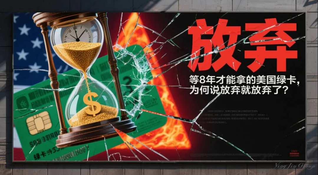 等8年才能拿的美国绿卡，为何说放弃就放