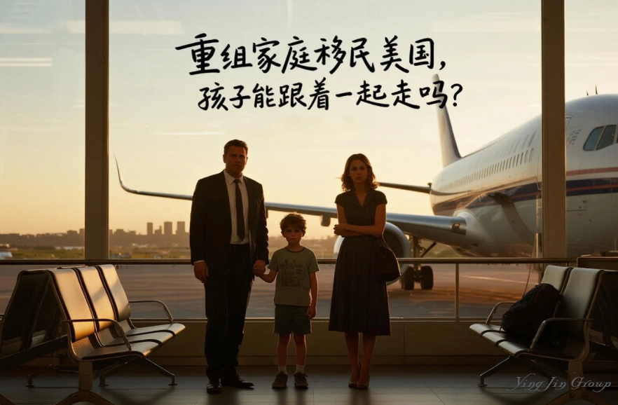重组家庭移民美国，孩子能跟着一起走吗？