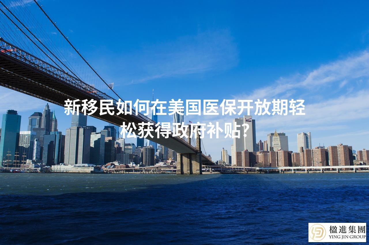 新移民如何在美国医保开放期轻松获得政府补贴？