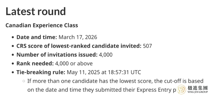 加拿大移民政策大转弯：CEC分数线创18个月新低