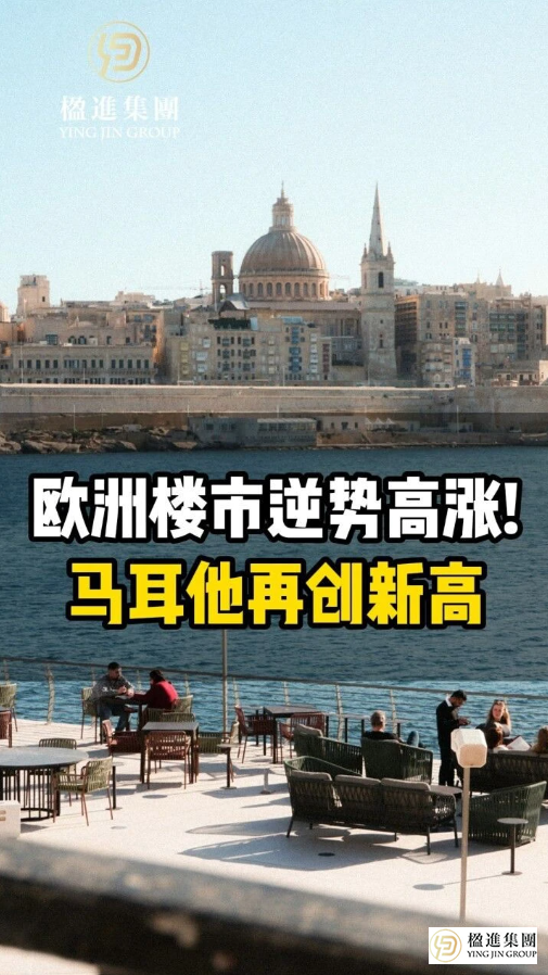 欧洲楼市逆势高涨！马耳他再创新高