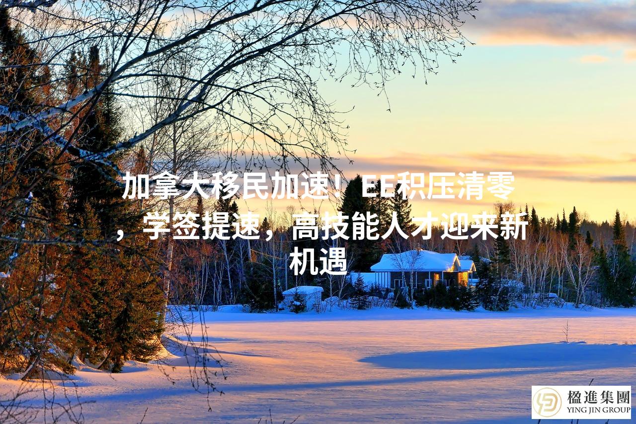 加拿大移民加速！EE积压清零，学签提速，高技能人才迎来新机遇