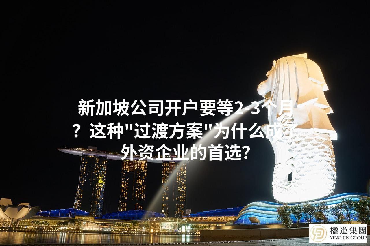 新加坡公司开户要等2-3个月？这种＂过渡方案＂为什么成了外资企业的首选？